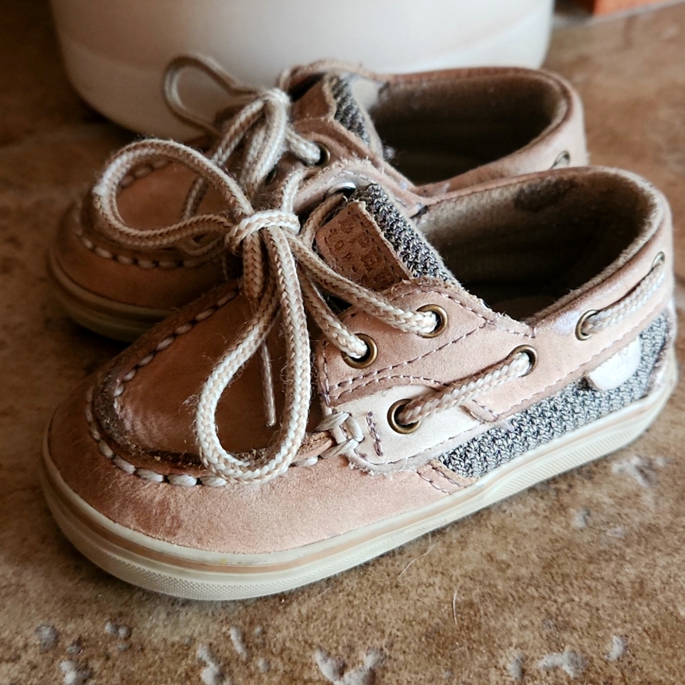 Sperry Top Slider prewalker baby shoe size 3 months